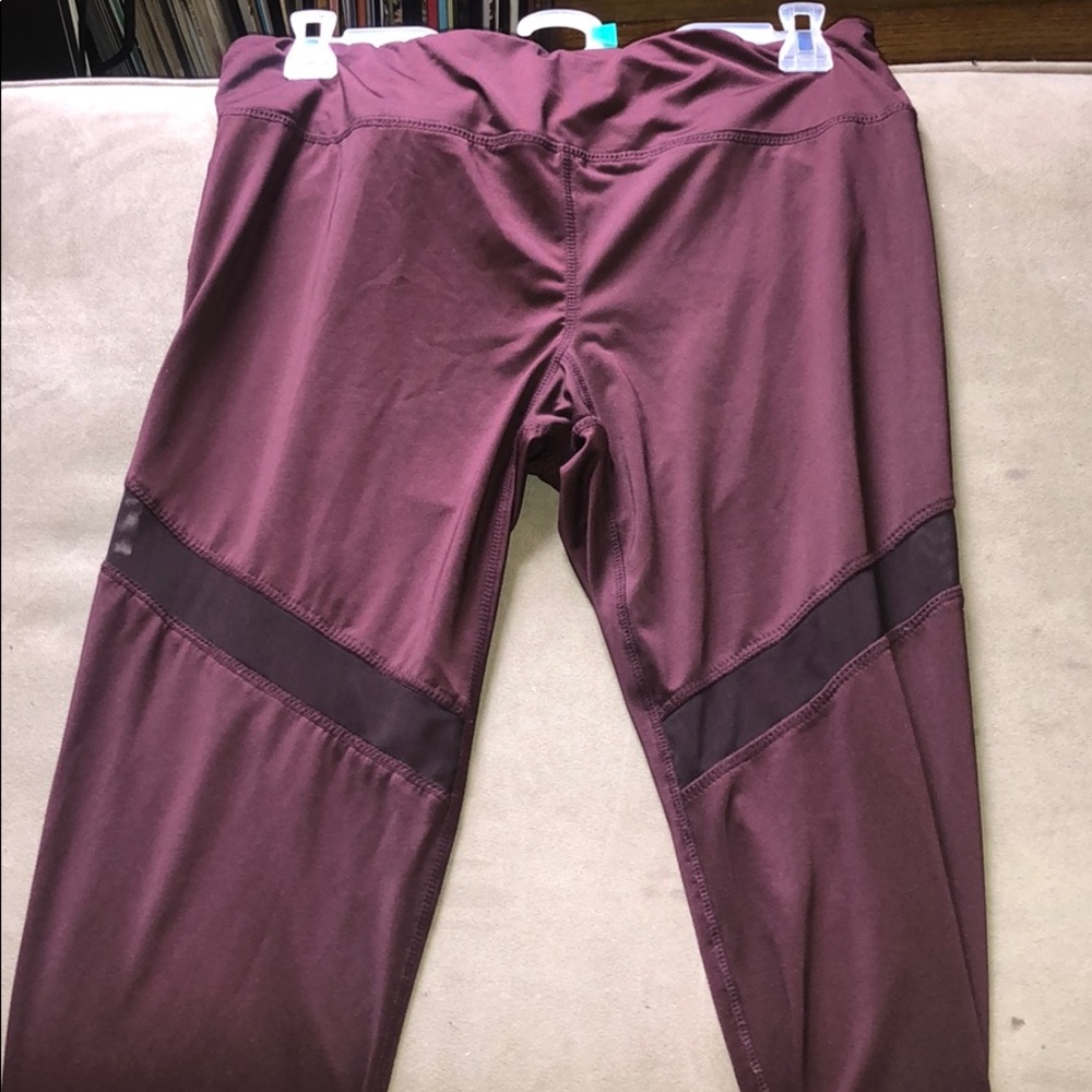 Leggings w/ Mesh Paneling
